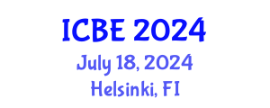 International Conference on Biomaterials Engineering (ICBE) July 18, 2024 - Helsinki, Finland
