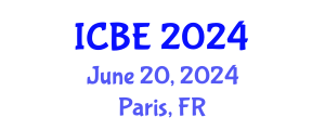International Conference on Biomaterials Engineering (ICBE) June 20, 2024 - Paris, France