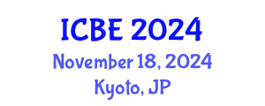 International Conference on Biomaterials Engineering (ICBE) November 18, 2024 - Kyoto, Japan