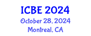 International Conference on Biomaterials Engineering (ICBE) October 28, 2024 - Montreal, Canada