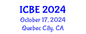 International Conference on Biomaterials Engineering (ICBE) October 17, 2024 - Quebec City, Canada