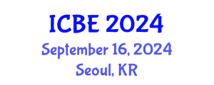International Conference on Biomaterials Engineering (ICBE) September 16, 2024 - Seoul, Republic of Korea
