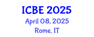 International Conference on Biomaterials Engineering (ICBE) April 08, 2025 - Rome, Italy
