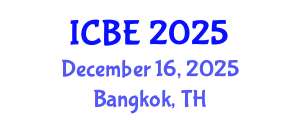 International Conference on Biomaterials Engineering (ICBE) December 16, 2025 - Bangkok, Thailand