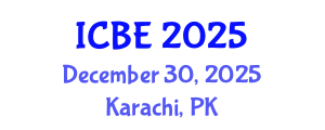 International Conference on Biomaterials Engineering (ICBE) December 30, 2025 - Karachi, Pakistan
