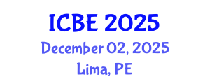 International Conference on Biomaterials Engineering (ICBE) December 02, 2025 - Lima, Peru