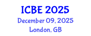 International Conference on Biomaterials Engineering (ICBE) December 09, 2025 - London, United Kingdom