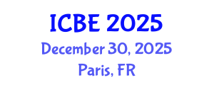 International Conference on Biomaterials Engineering (ICBE) December 30, 2025 - Paris, France