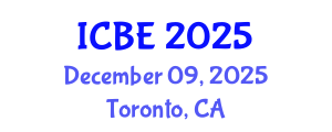 International Conference on Biomaterials Engineering (ICBE) December 09, 2025 - Toronto, Canada