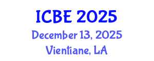 International Conference on Biomaterials Engineering (ICBE) December 13, 2025 - Vientiane, Laos
