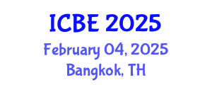 International Conference on Biomaterials Engineering (ICBE) February 04, 2025 - Bangkok, Thailand