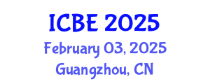 International Conference on Biomaterials Engineering (ICBE) February 03, 2025 - Guangzhou, China