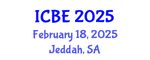 International Conference on Biomaterials Engineering (ICBE) February 18, 2025 - Jeddah, Saudi Arabia