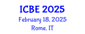 International Conference on Biomaterials Engineering (ICBE) February 18, 2025 - Rome, Italy