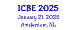 International Conference on Biomaterials Engineering (ICBE) January 21, 2025 - Amsterdam, Netherlands