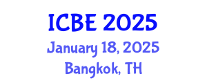 International Conference on Biomaterials Engineering (ICBE) January 18, 2025 - Bangkok, Thailand