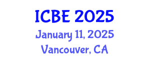 International Conference on Biomaterials Engineering (ICBE) January 11, 2025 - Vancouver, Canada