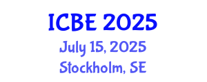 International Conference on Biomaterials Engineering (ICBE) July 15, 2025 - Stockholm, Sweden