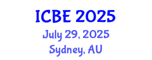 International Conference on Biomaterials Engineering (ICBE) July 29, 2025 - Sydney, Australia