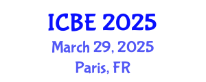 International Conference on Biomaterials Engineering (ICBE) March 29, 2025 - Paris, France