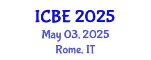 International Conference on Biomaterials Engineering (ICBE) May 03, 2025 - Rome, Italy
