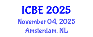 International Conference on Biomaterials Engineering (ICBE) November 04, 2025 - Amsterdam, Netherlands