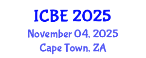 International Conference on Biomaterials Engineering (ICBE) November 04, 2025 - Cape Town, South Africa