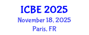International Conference on Biomaterials Engineering (ICBE) November 18, 2025 - Paris, France