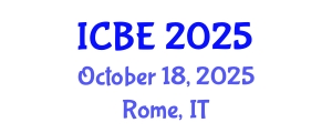 International Conference on Biomaterials Engineering (ICBE) October 18, 2025 - Rome, Italy