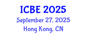 International Conference on Biomaterials Engineering (ICBE) September 27, 2025 - Hong Kong, China