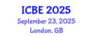 International Conference on Biomaterials Engineering (ICBE) September 23, 2025 - London, United Kingdom