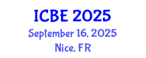 International Conference on Biomaterials Engineering (ICBE) September 16, 2025 - Nice, France