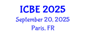 International Conference on Biomaterials Engineering (ICBE) September 20, 2025 - Paris, France