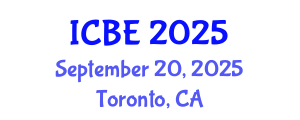 International Conference on Biomaterials Engineering (ICBE) September 20, 2025 - Toronto, Canada