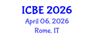 International Conference on Biomaterials Engineering (ICBE) April 06, 2026 - Rome, Italy International Conference on Biomaterials Engineering (ICBE) April 06, 2026 - Rome, Italy