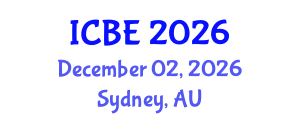 International Conference on Biomaterials Engineering (ICBE) December 02, 2026 - Sydney, Australia International Conference on Biomaterials Engineering (ICBE) December 02, 2026 - Sydney, Australia