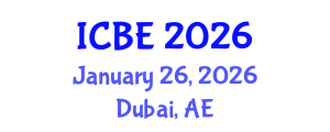 International Conference on Biomaterials Engineering (ICBE) January 26, 2026 - Dubai, United Arab Emirates International Conference on Biomaterials Engineering (ICBE) January 26, 2026 - Dubai, United Arab Emirates