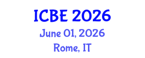 International Conference on Biomaterials Engineering (ICBE) June 01, 2026 - Rome, Italy International Conference on Biomaterials Engineering (ICBE) June 01, 2026 - Rome, Italy