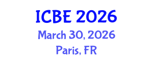 International Conference on Biomaterials Engineering (ICBE) March 30, 2026 - Paris, France