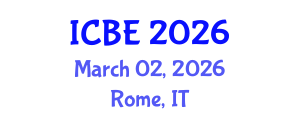 International Conference on Biomaterials Engineering (ICBE) March 02, 2026 - Rome, Italy International Conference on Biomaterials Engineering (ICBE) March 02, 2026 - Rome, Italy
