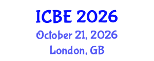 International Conference on Biomaterials Engineering (ICBE) October 21, 2026 - London, United Kingdom International Conference on Biomaterials Engineering (ICBE) October 21, 2026 - London, United Kingdom