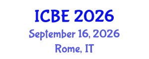 International Conference on Biomaterials Engineering (ICBE) September 16, 2026 - Rome, Italy International Conference on Biomaterials Engineering (ICBE) September 16, 2026 - Rome, Italy