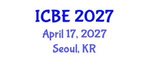 International Conference on Biomaterials Engineering (ICBE) April 17, 2027 - Seoul, Republic of Korea International Conference on Biomaterials Engineering (ICBE) April 17, 2027 - Seoul, Republic of Korea