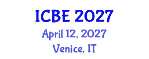 International Conference on Biomaterials Engineering (ICBE) April 12, 2027 - Venice, Italy International Conference on Biomaterials Engineering (ICBE) April 12, 2027 - Venice, Italy