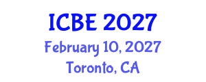 International Conference on Biomaterials Engineering (ICBE) February 10, 2027 - Toronto, Canada International Conference on Biomaterials Engineering (ICBE) February 10, 2027 - Toronto, Canada