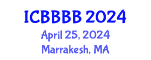 International Conference on Biomathematics, Biostatistics, Bioinformatics and Bioengineering (ICBBBB) April 25, 2024 - Marrakesh, Morocco