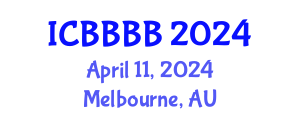 International Conference on Biomathematics, Biostatistics, Bioinformatics and Bioengineering (ICBBBB) April 11, 2024 - Melbourne, Australia