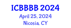 International Conference on Biomathematics, Biostatistics, Bioinformatics and Bioengineering (ICBBBB) April 25, 2024 - Nicosia, Cyprus