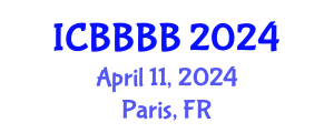 International Conference on Biomathematics, Biostatistics, Bioinformatics and Bioengineering (ICBBBB) April 11, 2024 - Paris, France