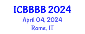 International Conference on Biomathematics, Biostatistics, Bioinformatics and Bioengineering (ICBBBB) April 04, 2024 - Rome, Italy